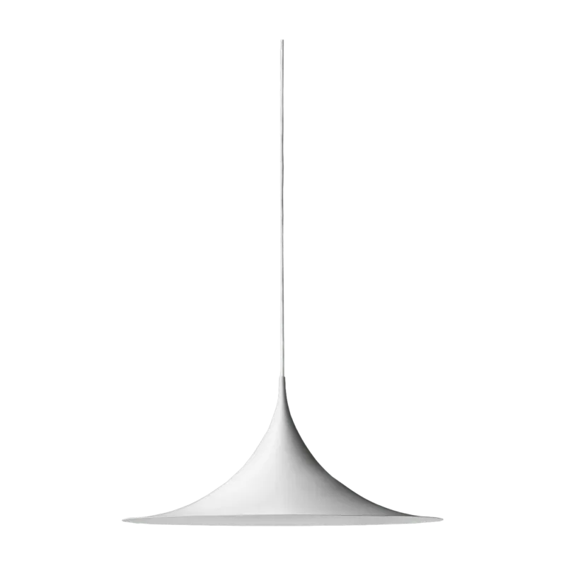 Suspension en métal blanc 30 cm Semi - Gubi - The Cool Republic