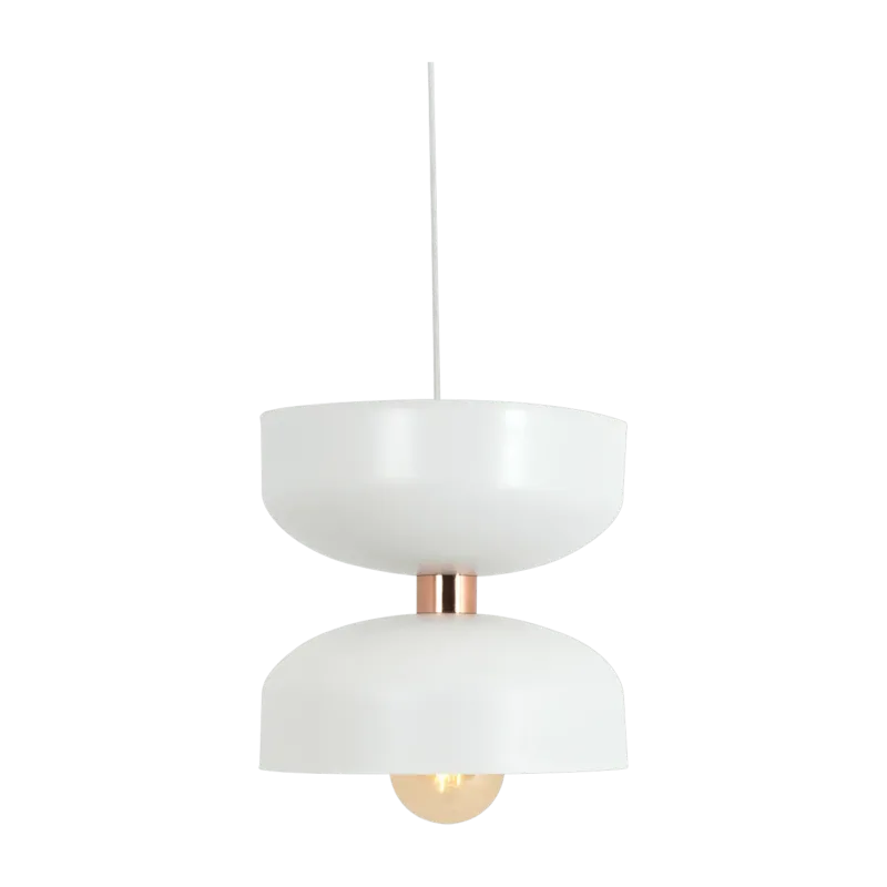 Suspension en métal blanc 30 cm Woman - Custom Form - The Cool Republic