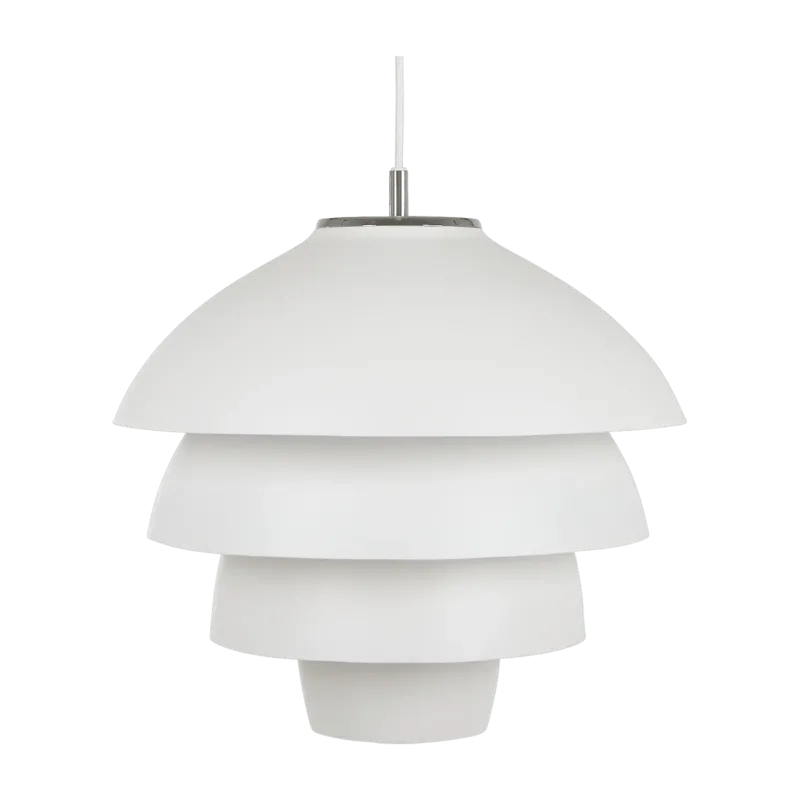 Suspension en métal blanc 42 cm Valencia - Belid - The Cool Republic