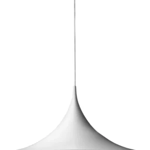 Suspension en métal blanc 60 cm Semi - Gubi - The Cool Republic