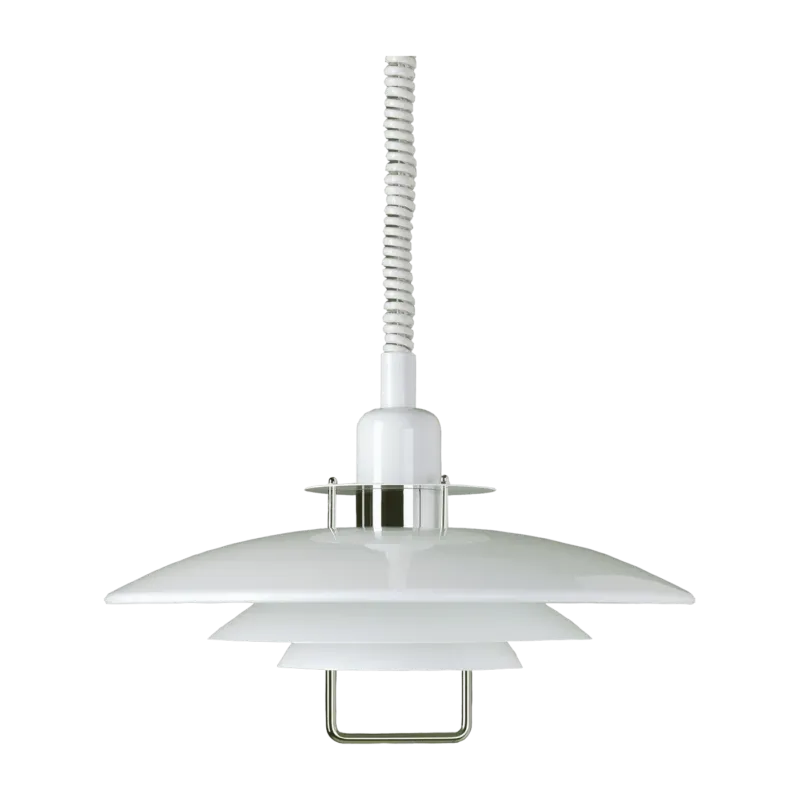 Suspension en métal blanc et chrome Primus II - Belid - The Cool Republic