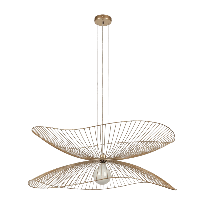 Suspension en métal champagne L Libellule - Forestier - The Cool Republic