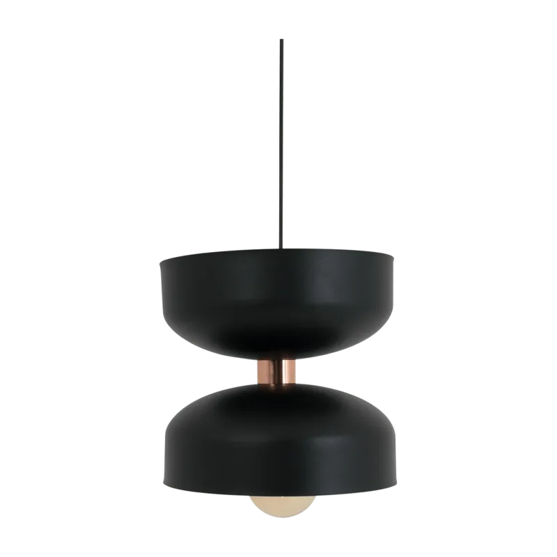 Suspension en métal noir 30 cm Woman - Custom Form - The Cool Republic