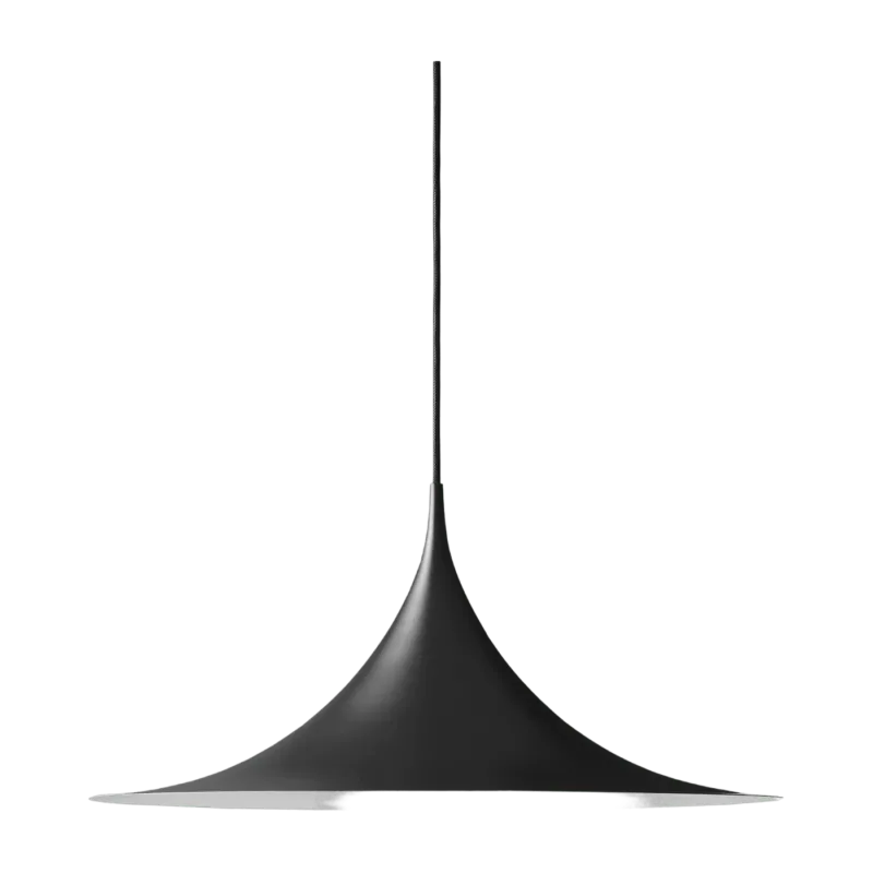 Suspension en métal noir 47 cm Semi - Gubi - The Cool Republic
