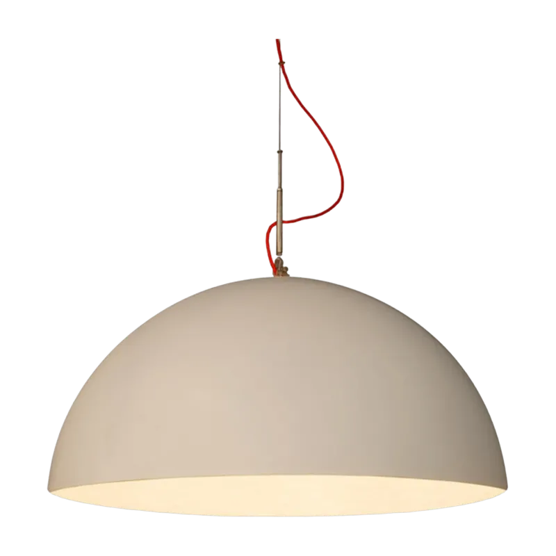Suspension en nébulite grise et blanche Mezza Luna 1 - In-es.artdesign - The Cool Republic