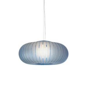 Suspension en plastique recyclé bleu givrée 50cm Teresa Frozen - Kartell - The Cool Republic