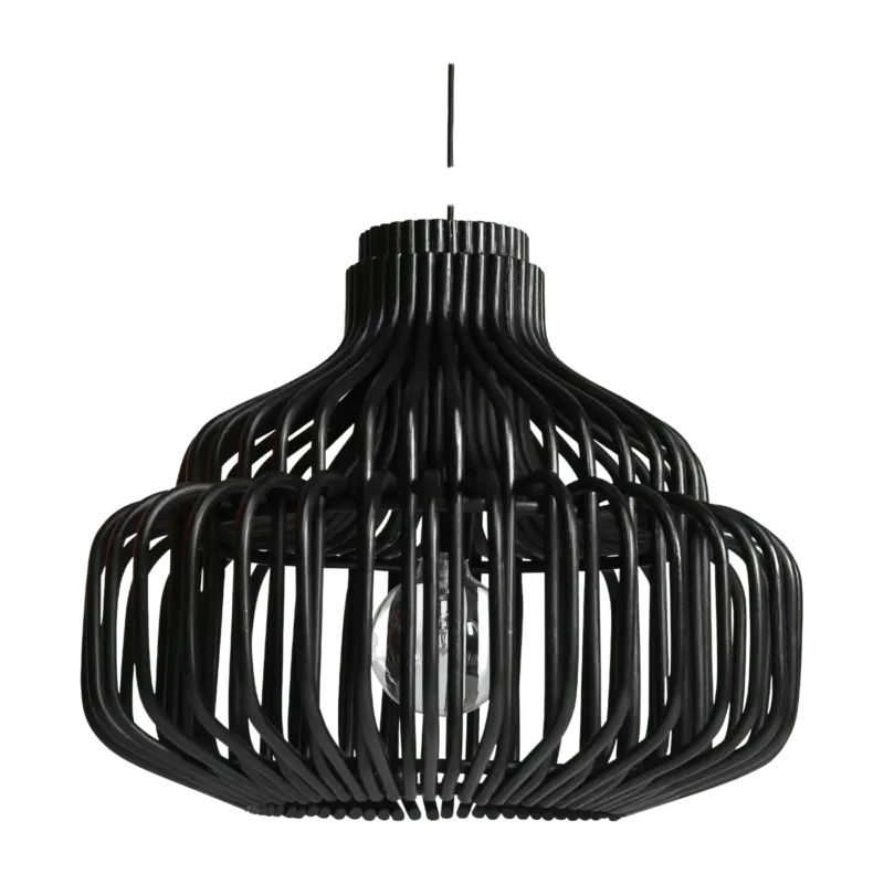 Suspension en rotin noir Endless - Vincent Sheppard - The Cool Republic