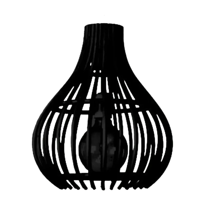 Suspension en rotin noir Mini Bulb - Vincent Sheppard - The Cool Republic