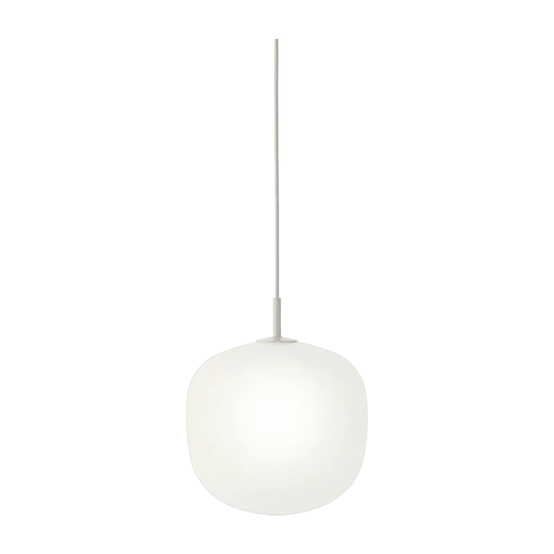 Suspension en verre grise 12 cm Rime - Muuto - The Cool Republic