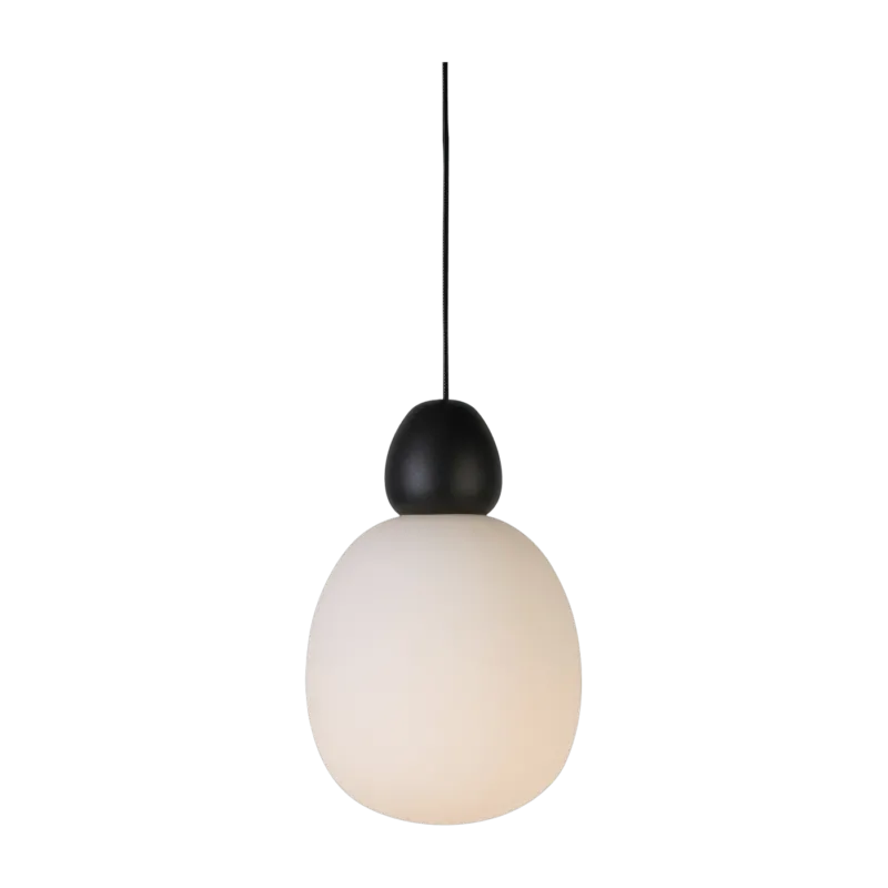 Suspension en verre noir Buddy - Belid - The Cool Republic