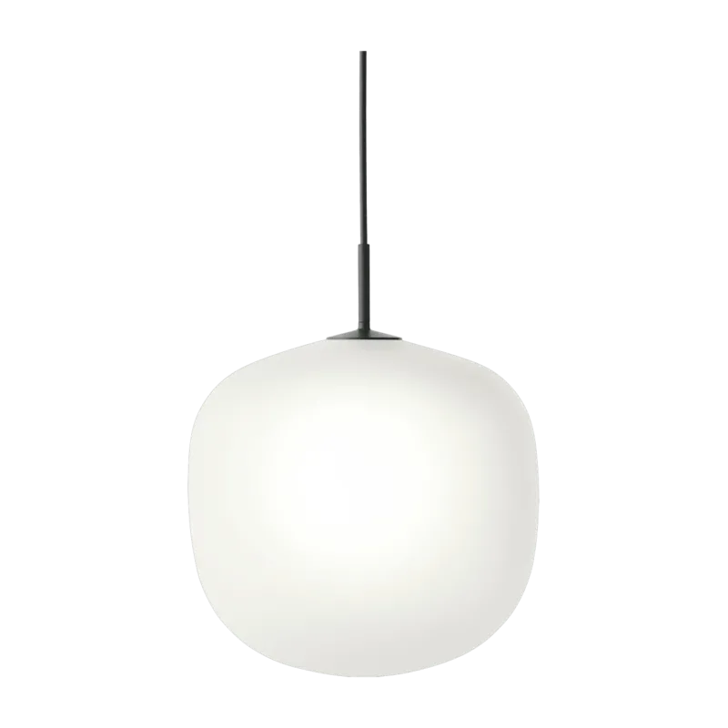 Suspension en verre noire 37 cm Rime - Muuto - The Cool Republic