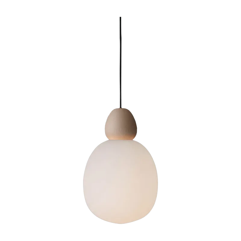 Suspension en verre sable Buddy - Belid - The Cool Republic