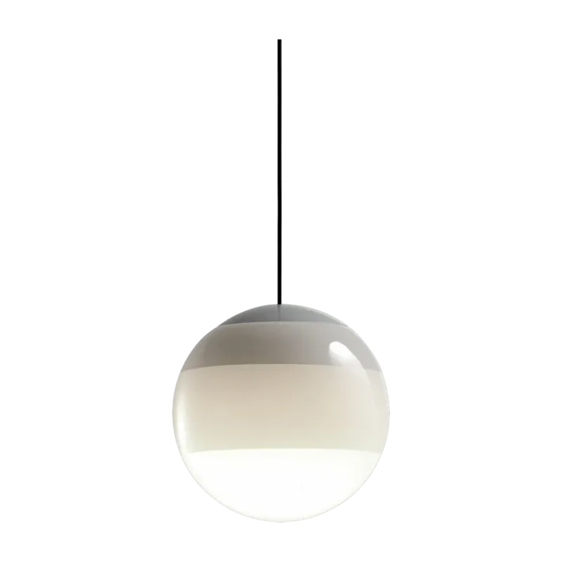 Suspension globe 13,5 cm blanc Dipping Light - Marset - The Cool Republic
