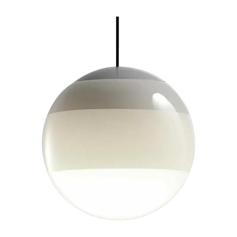 Suspension globe 30 cm blanc Dipping Light - Marset - The Cool Republic