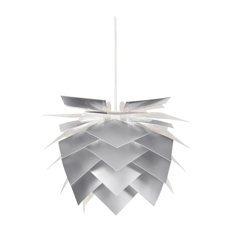 Suspension gris clair métalisé 45 cm PineApple - Dyberg Larsen - The Cool Republic