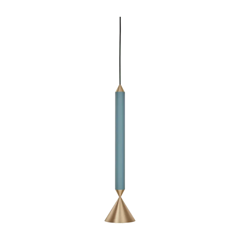 Suspension laiton poli bleu Apollo 39 - Pholc - The Cool Republic