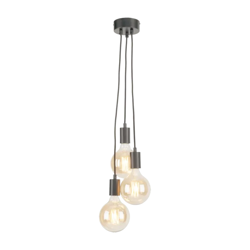 Suspension noire 3 ampoules Oslo - It's about Romi - The Cool Republic