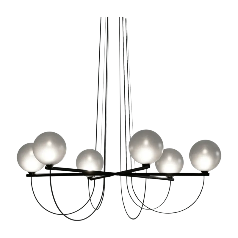 Suspension noire 6-Globe - HANDVÄRK - The Cool Republic