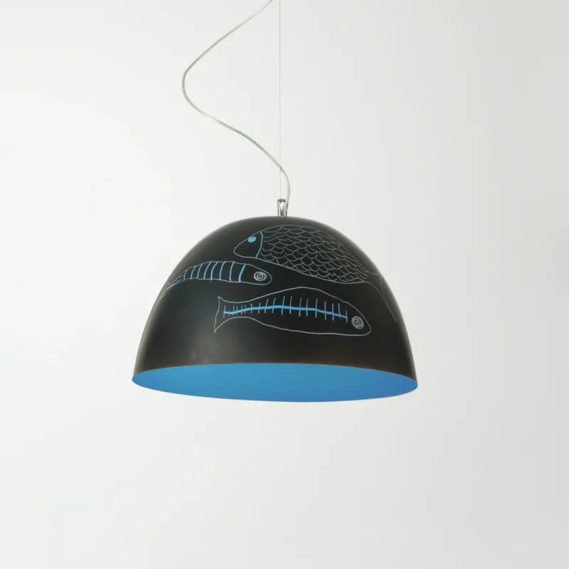 Suspension noire et bleue H20 Lavagna - In-es.artdesign - The Cool Republic