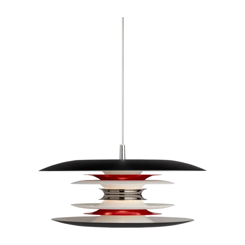Suspension noire et rouge diamètre 40cm Diablo - Belid - The Cool Republic