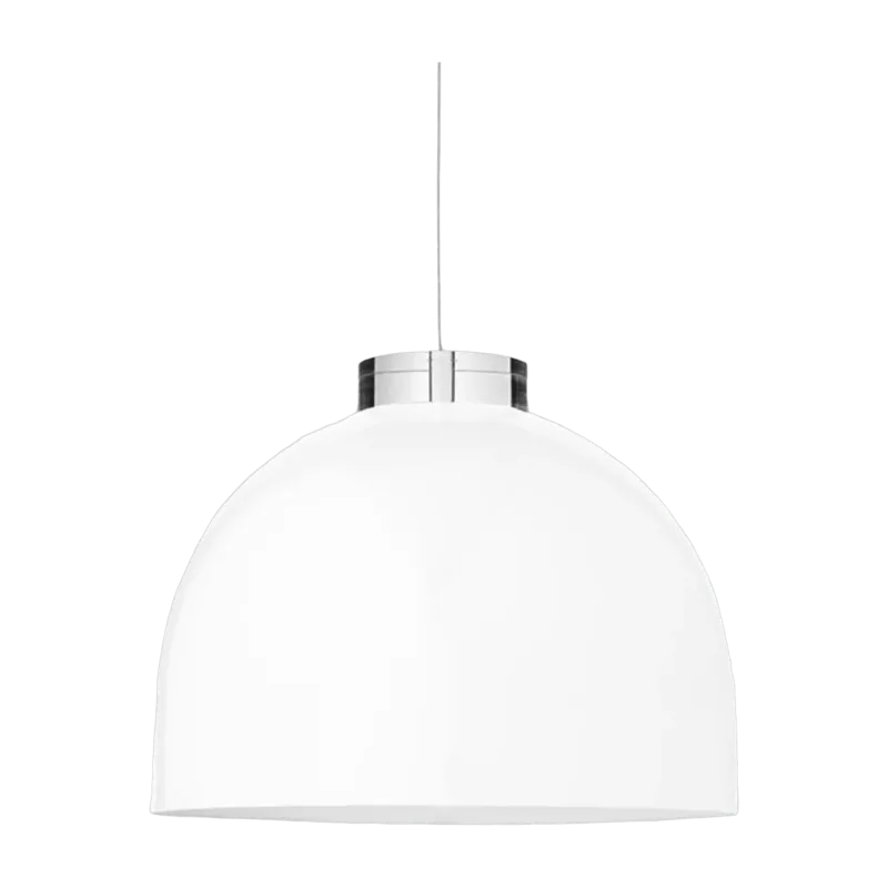 Suspension ronde L verre et blanc Luceo - Aytm - The Cool Republic