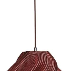 Suspension rouge cerise et chrome 25 cm Soft serve 02 - Crème atelier - The Cool Republic