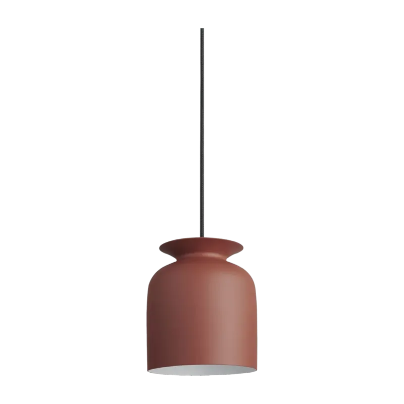 Suspension rouge en aluminium 20 cm Ronde - Gubi - The Cool Republic