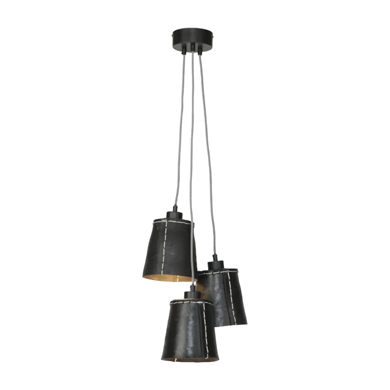 Suspension trio noire en pneu recyclé Amazon - Good & Mojo - The Cool Republic