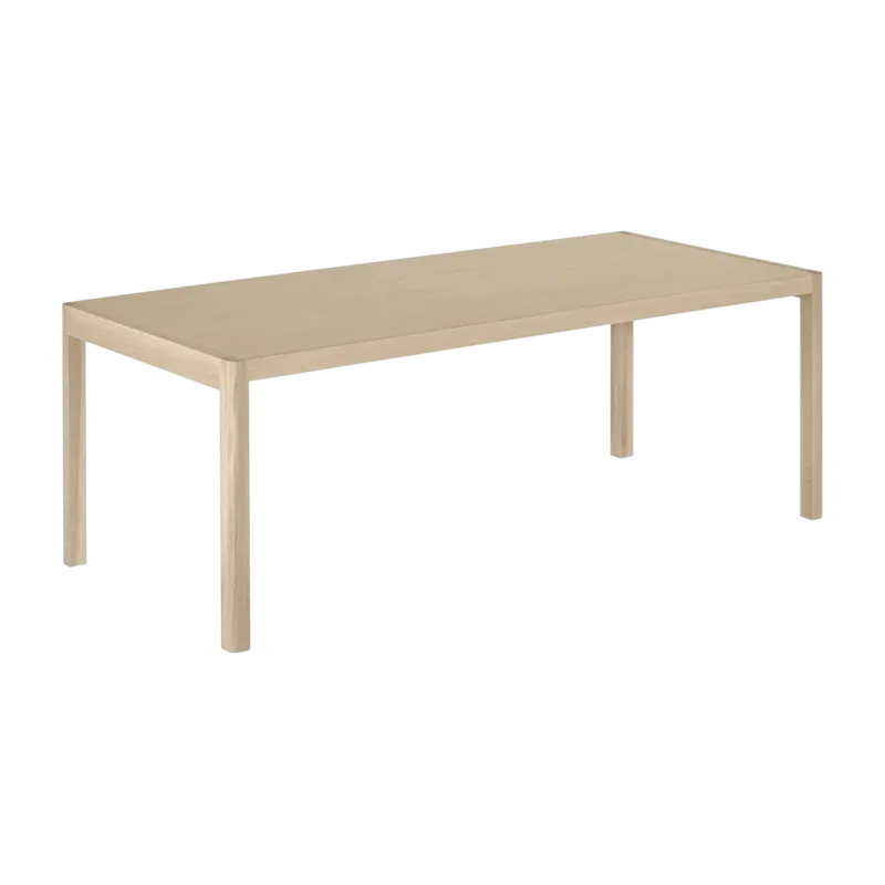 Table 200 cm chêne naturel Workshop - Muuto - The Cool Republic