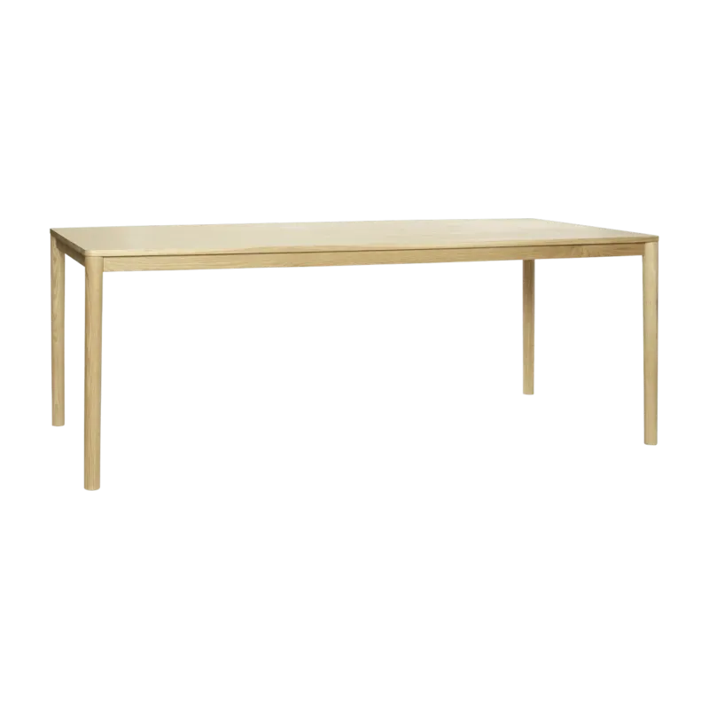 Table à manger 200 x 100 cm en chêne naturel - Hübsch - The Cool Republic