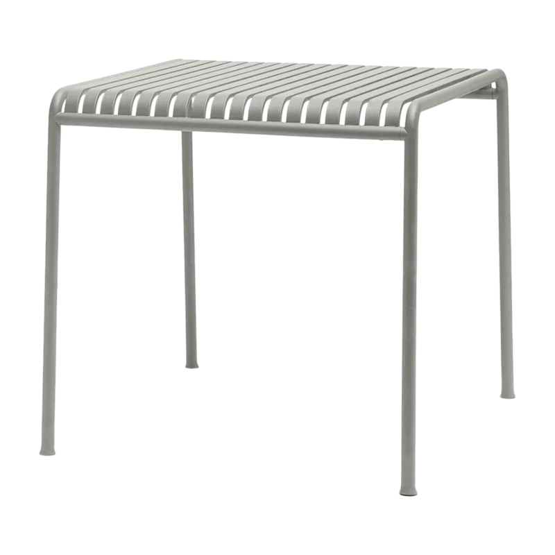 Table à manger d'extérieur en métal gris 82,5x90cm Palissade - HAY - The Cool Republic