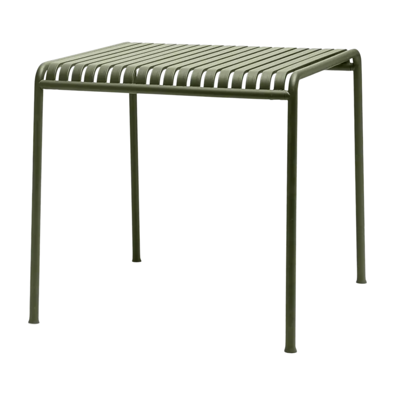 Table à manger d'extérieur en métal olive 82,5x90cm Palissade - HAY - The Cool Republic
