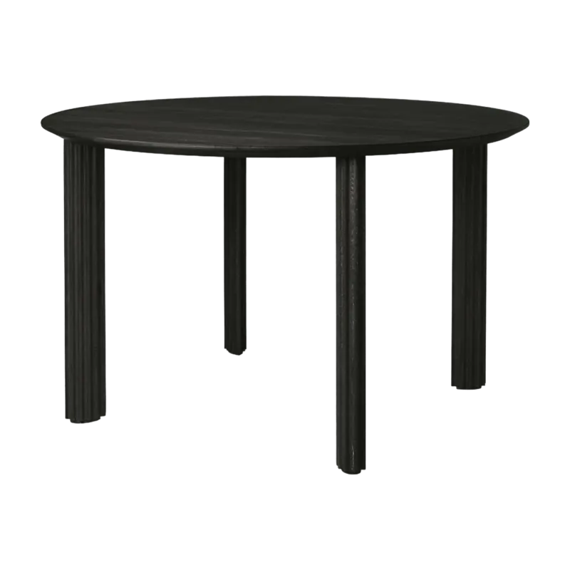 Table à manger en chêne noir Comfort Circle - UMAGE - The Cool Republic