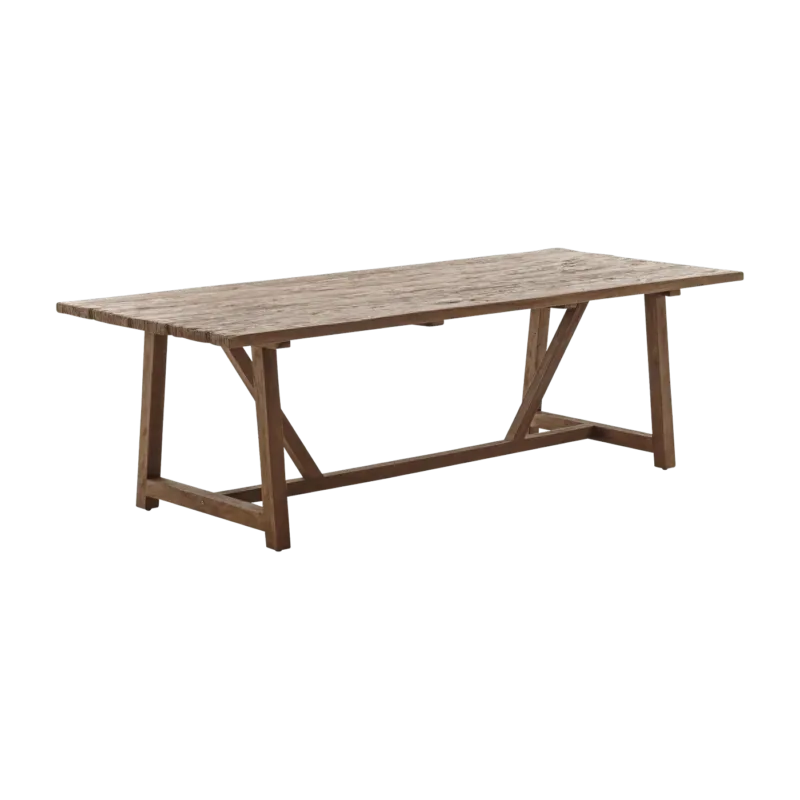 Table à manger en teck recyclé 240 cm Lucas - Sika Design - The Cool Republic
