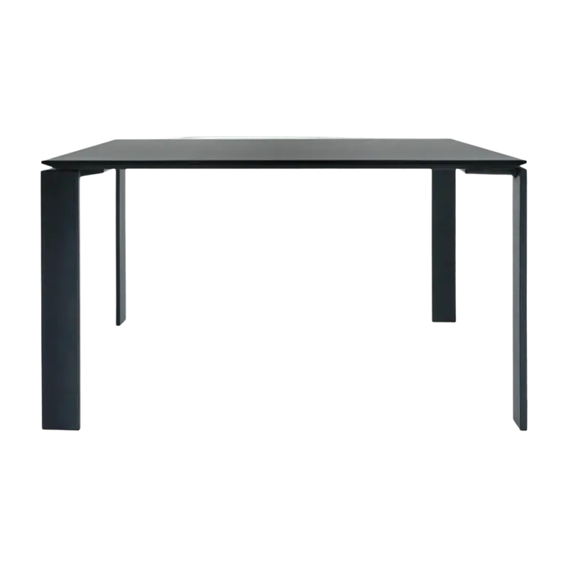 Table à manger noir 128x128 Four tavolo - Kartell - The Cool Republic