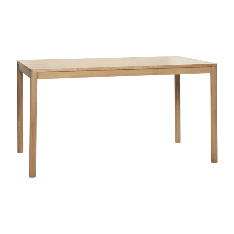 Table à manger rectangle en bois naturel 140 x 80 cm - Hübsch - The Cool Republic