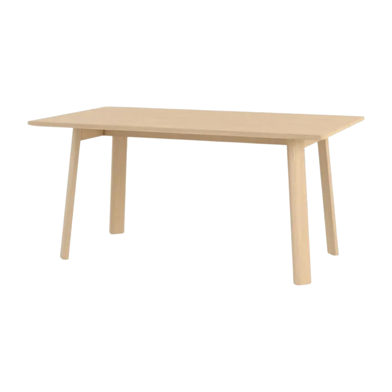 Table à manger rectangulaire en chêne naturel 160 cm Alle - Hem - The Cool Republic