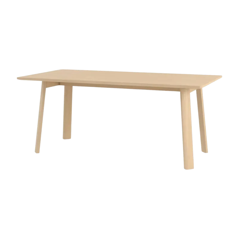 Table à manger rectangulaire en chêne naturel 180 cm Alle - Hem - The Cool Republic