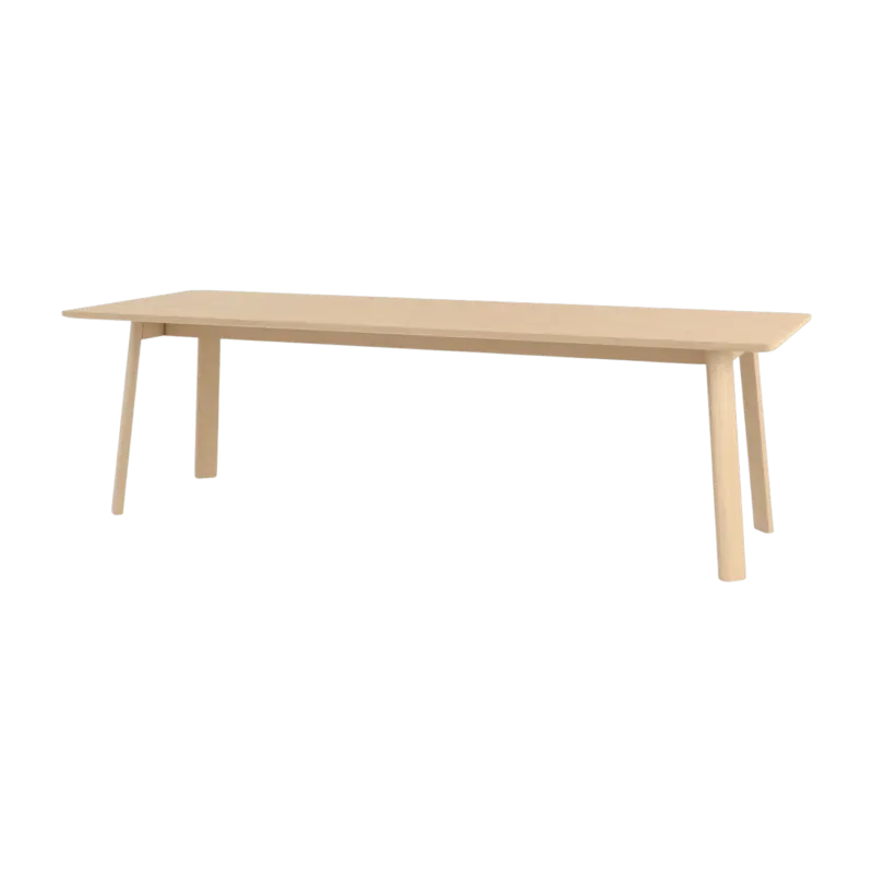 Table à manger rectangulaire en chêne naturel 250 cm Alle - Hem - The Cool Republic
