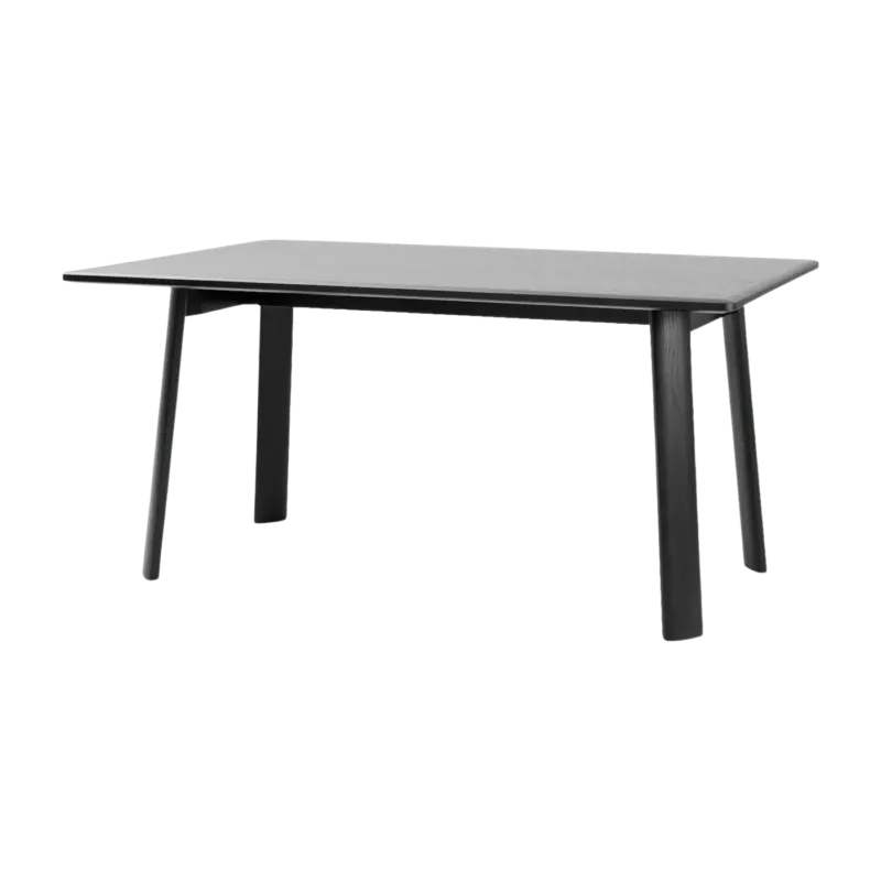 Table à manger rectangulaire en chêne noir 160 cm Alle - Hem - The Cool Republic