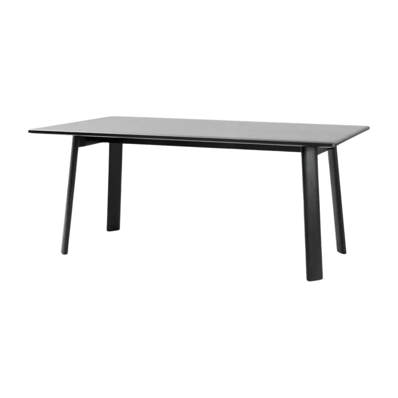 Table à manger rectangulaire en chêne noir 180 cm Alle - Hem - The Cool Republic
