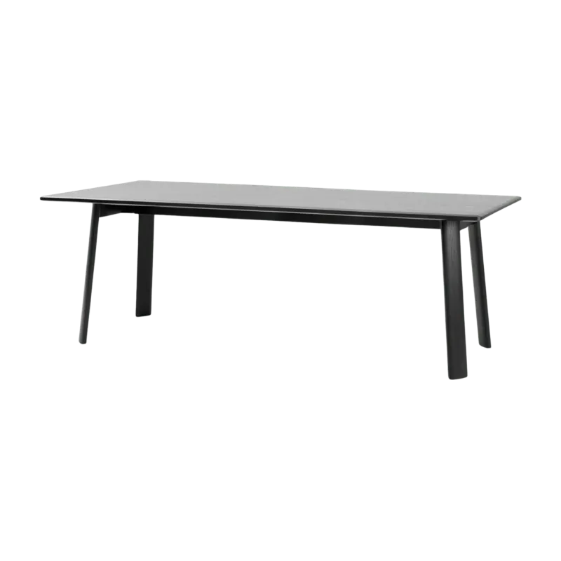 Table à manger rectangulaire en chêne noir 220 cm Alle - Hem - The Cool Republic