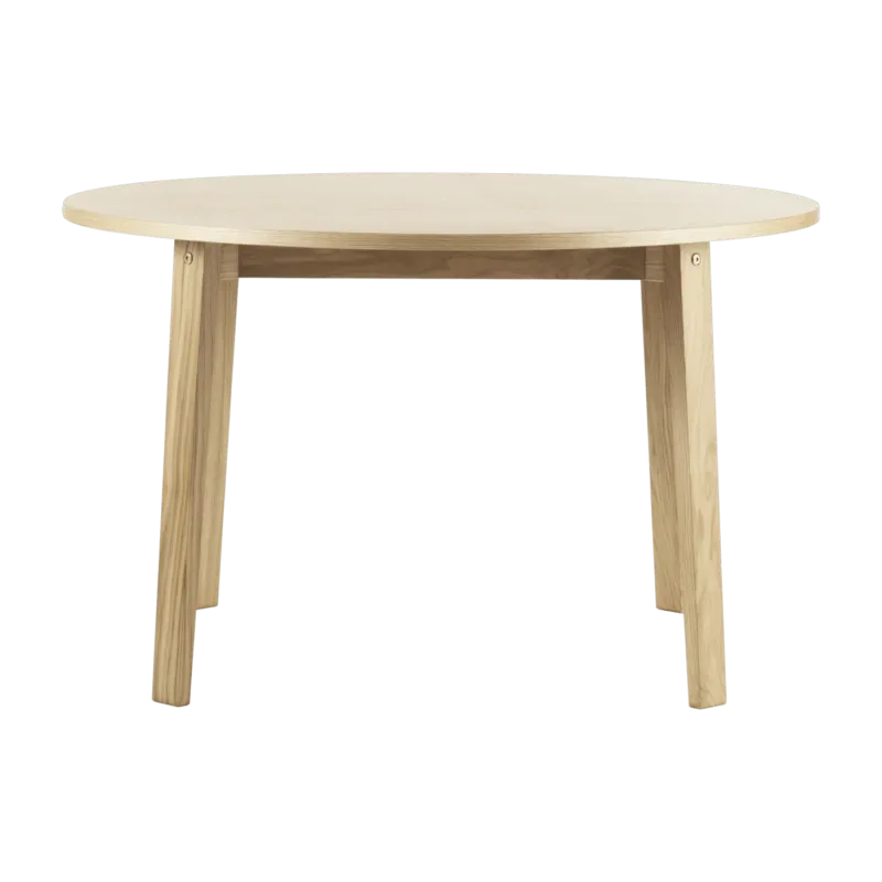 Table à manger ronde en chêne naturel 120 cm Slice Oak - Normann Copenhagen - The Cool Republic