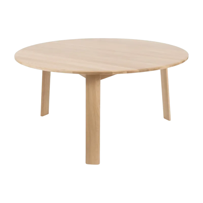Table à manger ronde en chêne naturel Alle - Hem - The Cool Republic