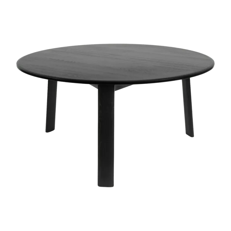 Table à manger ronde en chêne noir Alle - Hem - The Cool Republic