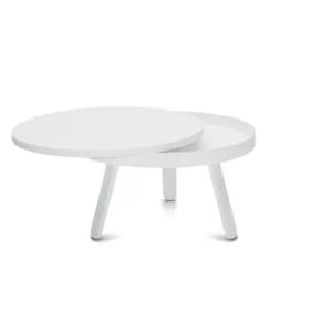 Table basse blanche 62 cm Batea - Woodendot - The Cool Republic