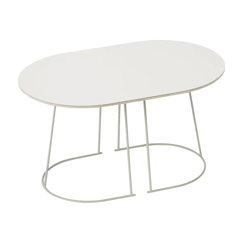 Table basse blanche 68 cm Airy - Muuto - The Cool Republic