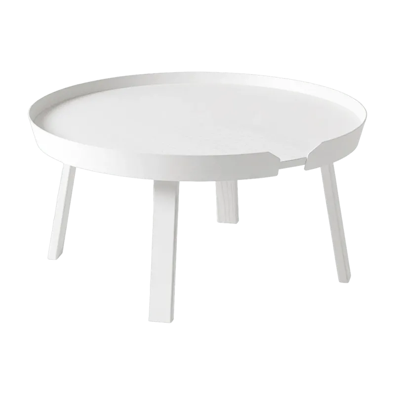 Table basse blanche 72 cm Around - Muuto - The Cool Republic