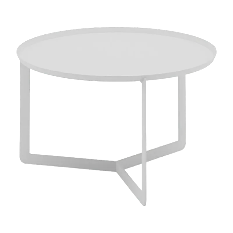Table basse blanche Round 2 - Meme Design - The Cool Republic