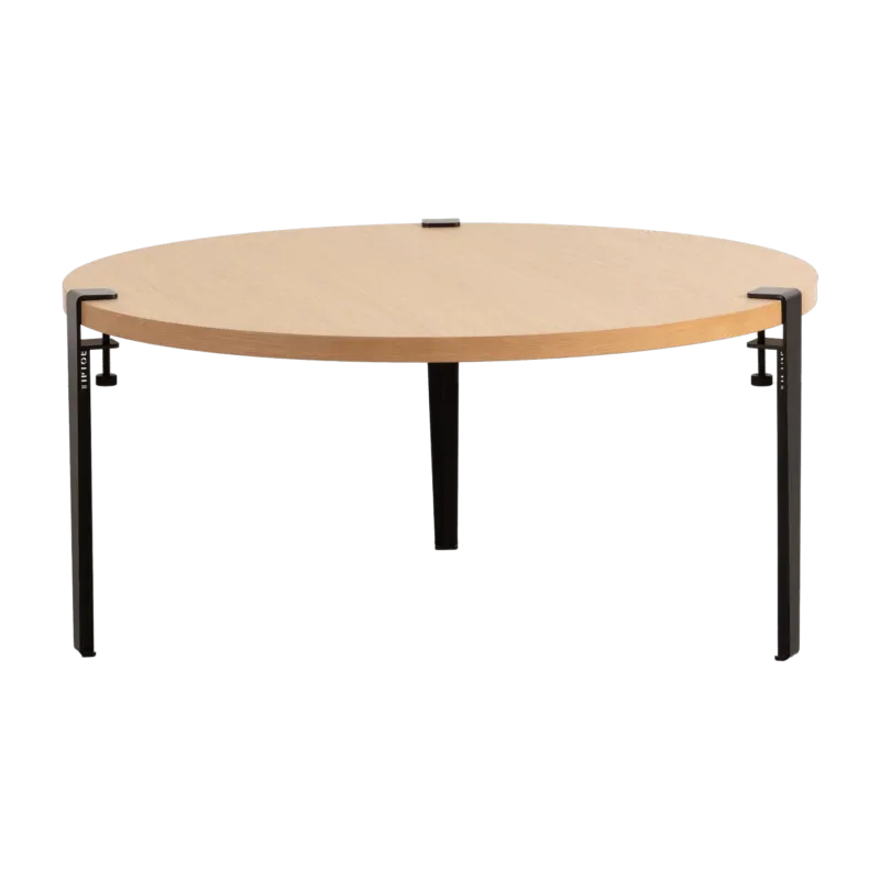 Table basse Brooklyn pieds noir graphite 43 cm - TIPTOE - The Cool Republic